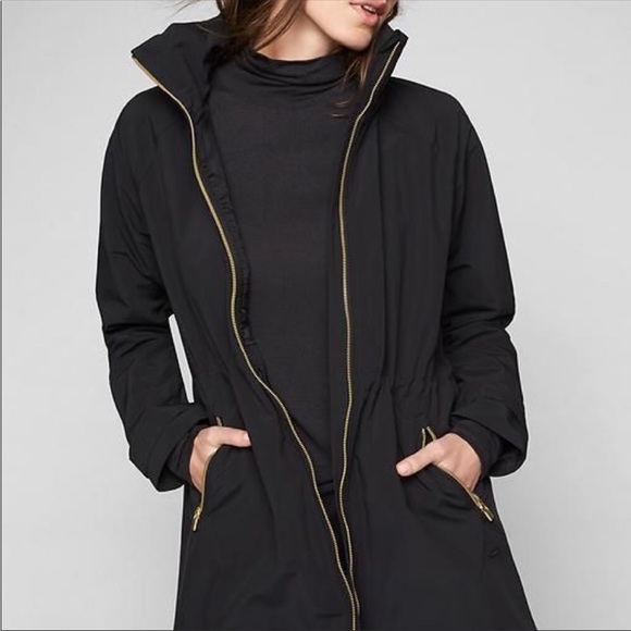 Athleta Jackets & Blazers - 🌺Black athlete raincoat 🌺